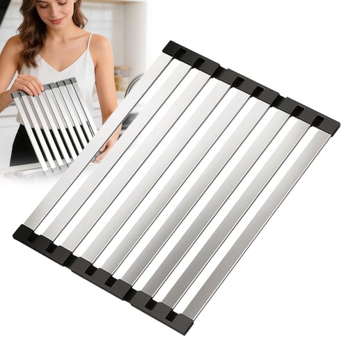 Abtropfmatte edelstahl faltbar - abtropfmatte,